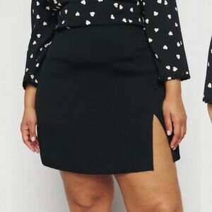 Reformation Margot Skirt in Black Size 20